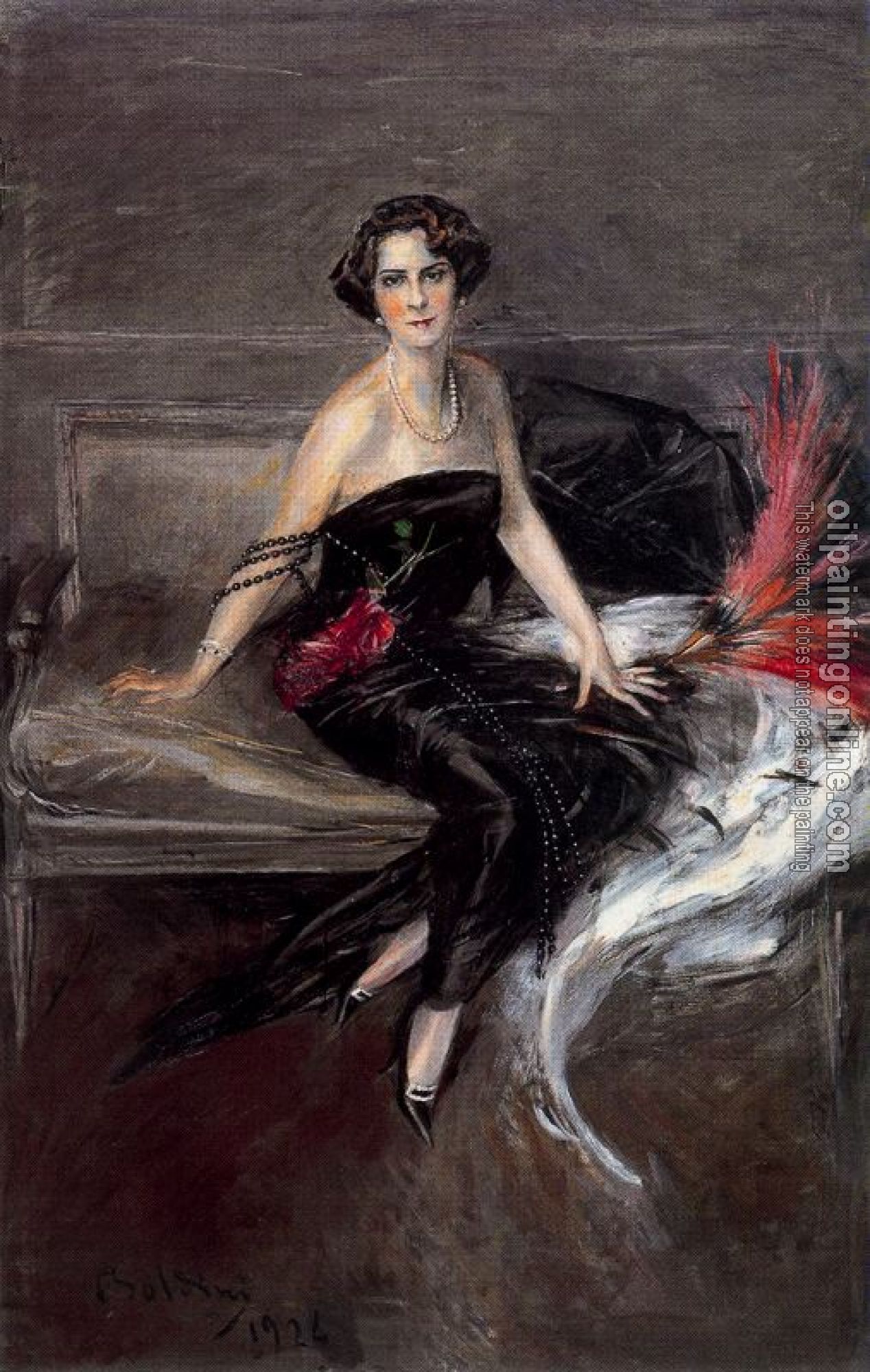 Giovanni Boldini - La Marquesa de Pinar del Rio